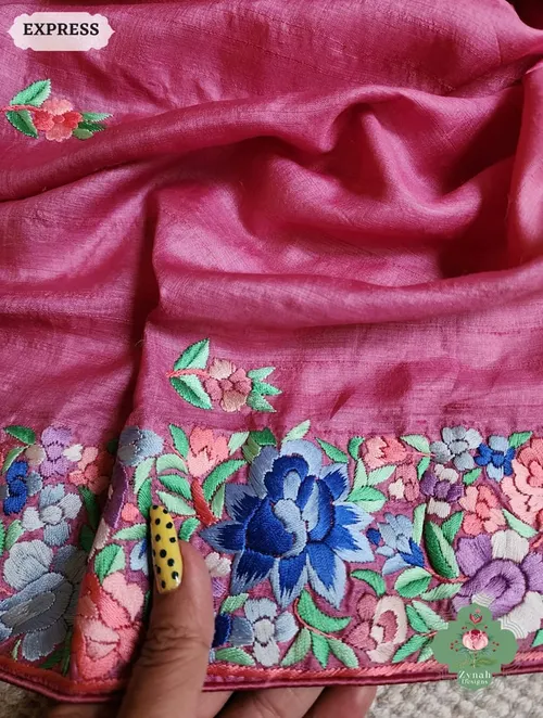 Handcrafted Pure Munga Tussar Silk Saree – Heritage Weave & Natural Sheen